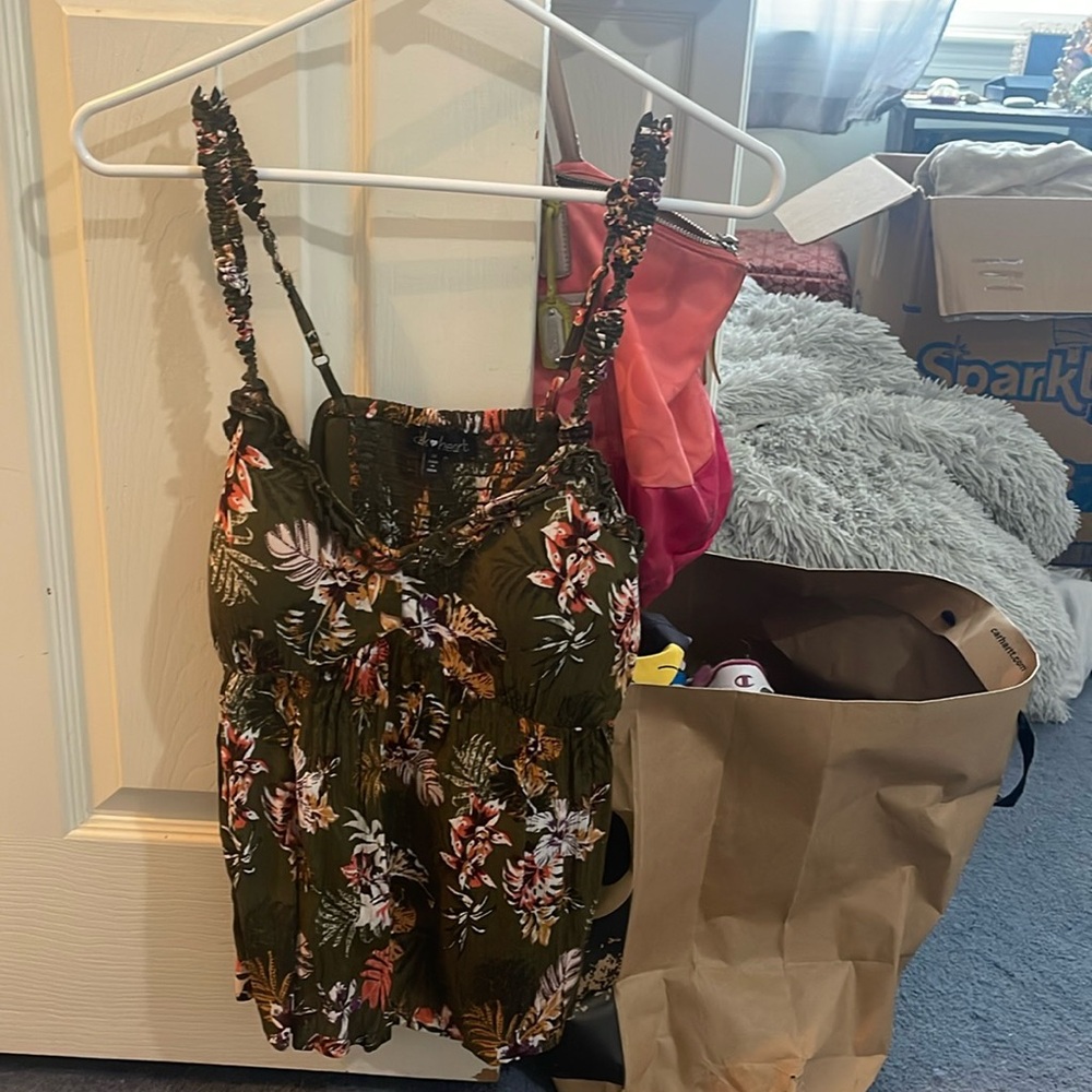 Floral tank top